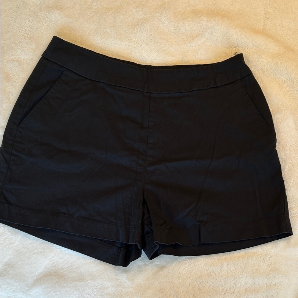 Suzy Shier High Waist Black Dress Shorts